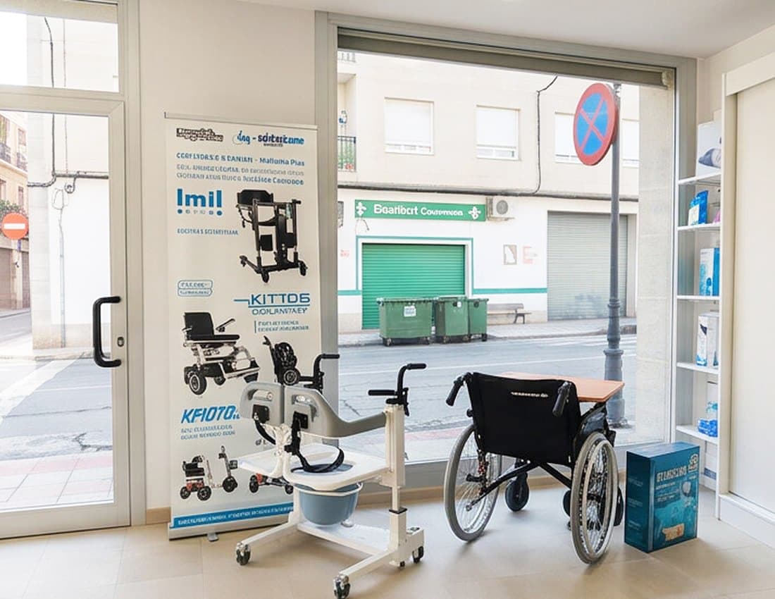 Interior del centro ortopédico Ortopedia Forma en Verín